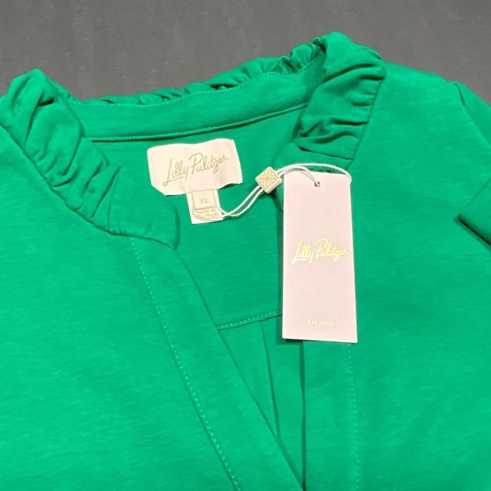 Lilly Pulitzer Emerald Green Dress - Picture 4 of 9